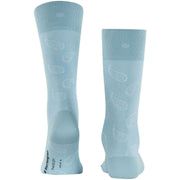 Burlington Paisley Socks - Patagonia Blue