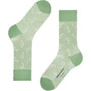 Burlington Paisley-Socken – Ruhiges Grün