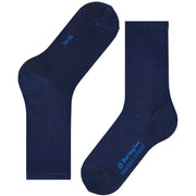 Burlington Princess Street Socken – Blauer Kragen