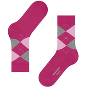 Burlington Queen-Socken – Auberginerot