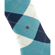 Burlington Queen-Socken – Key Largo Blau