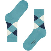 Burlington Queen-Socken – Key Largo Blau