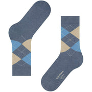 Burlington Queen-Socken – Helles Jeansblau
