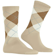 Burlington Gerippte Court-Socken – Cremebeige