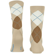 Burlington Gerippte Court-Socken – Cremebeige