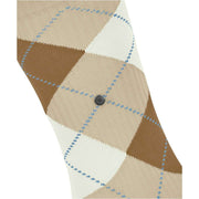 Burlington Gerippte Court-Socken – Cremebeige
