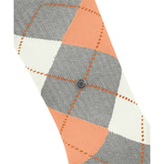 Burlington Gerippte Courtside-Socken – Heather Grey