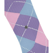 Burlington Gerippte Courtside-Socken – Flieder