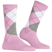 Burlington Gerippte Courtside-Socken – Sportliches Rosenrosa