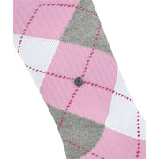 Burlington Gerippte Courtside-Socken – Sportliches Rosenrosa
