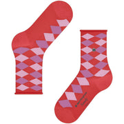 Burlington Sandy kurze Socken – Tulpenrot