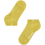 Burlington Soho Vibes Sneaker-Socken – Bananengelb