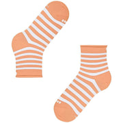 Burlington Kurze Socken von Swansea – Pfirsichorange