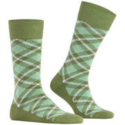 Burlington Schottenkaro-Socken – Salvia-Grün