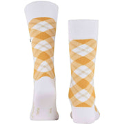 Burlington Schottenkaro-Socken – Weiß