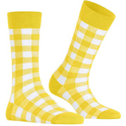 Burlington Vichy-Socken – Sonnenuntergangsgelb