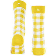 Burlington Vichy-Socken – Sonnenuntergangsgelb