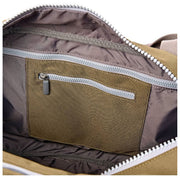Roka Gatwick Mittelgroße Reisetasche aus recyceltem Canvas – Sea Spray Brown