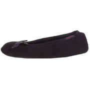 isotoner-terry-ballerina-slippers---black-34523298