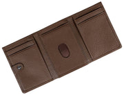 Dents Aire Trifold-Kartenhalter-Geldbörse – Schokoladenbraun