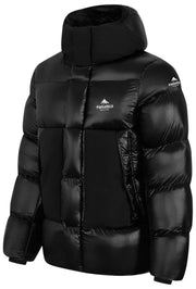 Helvetica Mountain Pioneers Pinto 2 Daunenjacke mit Kapuze – Schwarz