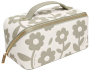 Alice Wheeler London Floral Train Case – Pistaziengrün
