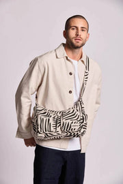 Hindbag Emile Umhängetasche mit mehreren Taschen – Tiger Ecru