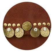 Campomaggi Felloniche Stud Geldbörse – Cognac Tan