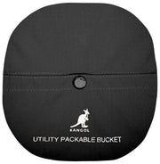 Kangol Multi-Utility Packable Bucket Hat – Schwarz