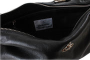 Vivienne Westwood Emma Umhängetasche aus geschmeidigem Leder – Schwarz