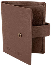 Dents Aire Bifold-Kartenhalter-Geldbörse – Schokoladenbraun