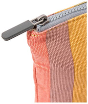 Roka Maida Vale Mittelgroßer Baumwoll-Canvas-Beutel – Faded Multi Stripe