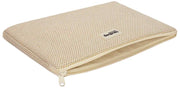 Hindbag Ava Medium Weave 15-Zoll-Laptoptasche – Nude Beige