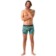 Comfyballs Cotton Long Boxer - Tropical Green