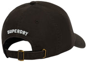 Superdry & Co SD bestickte Baseballkappe – Vintage-Schwarz