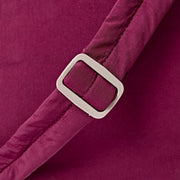 Roka Oxford Medium Taslon Umhängetasche – Merlotrot