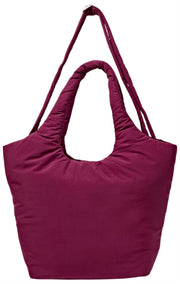 Roka Oxford Medium Taslon Umhängetasche – Merlotrot