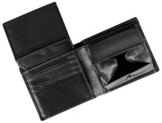 Dents Itchen Coin Bifold-Geldbörse – Schwarz