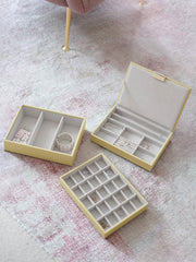 Stackers Klassische Schmuckschatulle – Buttergelb