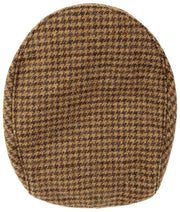 Dents Blashford Tweed Schiebermütze – Kastanienbraun