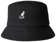 Kangol Washed Bucket Hat - Schwarz