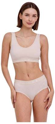 Falke Daily Comfort 2er-Pack Bustier-Bralette – Blau/Beige