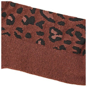 Roka Wembley Anke Socken – Mini Leopard Bio-Braun