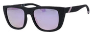 Superdry Athleisure inspirierte tiefe quadratische Sonnenbrille - schwarz