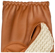 Dents Die Suited Racer Hatcher Leder-Fahrhandschuhe – Cognac Tan