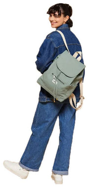 Hinterbeutel Eliot Rucksack - Salbei blau