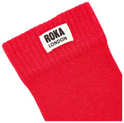 Roka Wimbledon Crew Socken – Scharlachrot