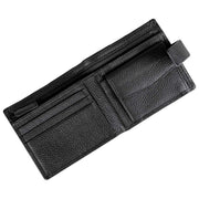 Dents Aire Coin Bifold-Geldbörse – Schwarz