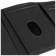 Dents Aire Trifold-Kartenhalter-Geldbörse – Schwarz