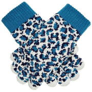 Dents Animal Print Gloves - Navy